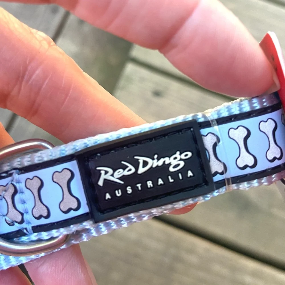 NWT Red Dingo Reflective Dog Collar